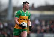 25 February 2024; Patrick McBrearty of Donegal during the Allianz Football League Division 2 match between Armagh and Donegal at BOX-IT Athletic Grounds in Armagh. Photo by Brendan Moran/Sportsfile