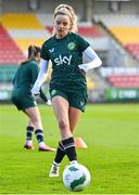 26 February 2024; Leanne Kiernan during a Republic of Ireland women training session at Tallaght Stadium in Dublin. Photo by Tyler Miller/Sportsfile
