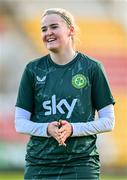26 February 2024; Erin McLaughlin during a Republic of Ireland women training session at Tallaght Stadium in Dublin. Photo by Tyler Miller/Sportsfile