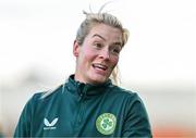 26 February 2024; Lily Agg during a Republic of Ireland women training session at Tallaght Stadium in Dublin. Photo by Tyler Miller/Sportsfile