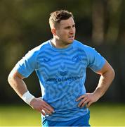 26 February 2024; Jordan Larmour during a Leinster rugby squad training session at UCD in Dublin. Photo by Piaras Ó Mídheach/Sportsfile