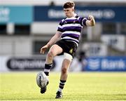 27 February 2024; Niall Fallon of Terenure College during the Bank of Ireland Leinster Schools Junior Cup quarter-final match between Terenure College and Temple Carrig School at Energia Park in Dublin. Photo by Piaras Ó Mídheach/Sportsfile