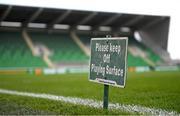 27 February 2024; A general view before the international women's friendly match between Republic of Ireland and Wales at Tallaght Stadium in Dublin. Photo by David Fitzgerald/Sportsfile