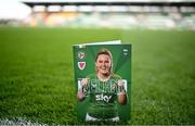 27 February 2024; A general view of the match programme before the international women's friendly match between Republic of Ireland and Wales at Tallaght Stadium in Dublin. Photo by David Fitzgerald/Sportsfile