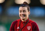 27 February 2024; Angharad James of Wales before the international women's friendly match between Republic of Ireland and Wales at Tallaght Stadium in Dublin. Photo by Tyler Miller/Sportsfile