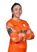 26 February 2024; Goalkeeper Ciara Glackin poses for a portrait during a Athlone Town FC squad portrait session at Athlone Town Stadium in Westmeath. Photo by Ben McShane/Sportsfile
