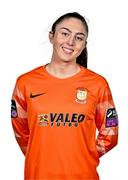 26 February 2024; Goalkeeper Ciara Glackin poses for a portrait during a Athlone Town FC squad portrait session at Athlone Town Stadium in Westmeath. Photo by Ben McShane/Sportsfile