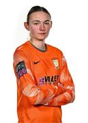 26 February 2024; Goalkeeper Julia Gawalkiewicz poses for a portrait during a Athlone Town FC squad portrait session at Athlone Town Stadium in Westmeath. Photo by Ben McShane/Sportsfile