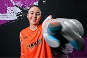 26 February 2024; Goalkeeper Ciara Glackin during an Athlone Town FC squad portrait session at Athlone Town Stadium in Westmeath. Photo by David Fitzgerald/Sportsfile