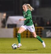 27 February 2024; Louise Quinn of Republic of Ireland during the international women's friendly match between Republic of Ireland and Wales at Tallaght Stadium in Dublin. Photo by David Fitzgerald/Sportsfile