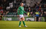 27 February 2024; Kyra Carusa of Republic of Ireland during the international women's friendly match between Republic of Ireland and Wales at Tallaght Stadium in Dublin. Photo by David Fitzgerald/Sportsfile