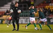 27 February 2024; Republic of Ireland assistant coach Rhys Carr before the international women's friendly match between Republic of Ireland and Wales at Tallaght Stadium in Dublin. Photo by David Fitzgerald/Sportsfile
