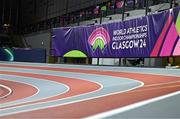 28 February 2024; A general view of the Emirates Arena ahead of the World Indoor Athletics Championships 2024 at Emirates Arena in Glasgow, Scotland. Photo by Sam Barnes/Sportsfile