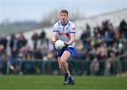 25 February 2024; Kieran Duffy of Monaghan during the Allianz Football League Division 1 match between Roscommon and Monaghan at Dr Hyde Park in Roscommon. Photo by Daire Brennan/Sportsfile