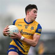 25 February 2024; Daire Cregg of Roscommon during the Allianz Football League Division 1 match between Roscommon and Monaghan at Dr Hyde Park in Roscommon. Photo by Daire Brennan/Sportsfile