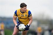 25 February 2024; Conor Cox of Roscommon during the Allianz Football League Division 1 match between Roscommon and Monaghan at Dr Hyde Park in Roscommon. Photo by Daire Brennan/Sportsfile