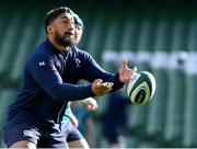 29 February 2024; Bundee Aki in action during an Ireland rugby training session at the Aviva Stadium in Dublin. Photo by Matt Browne/Sportsfile