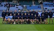 24 February 2024; The Dublin team before the Allianz Hurling League Division 1 Group B match between Dublin and Limerick at Croke Park in Dublin. Photo by Brendan Moran/Sportsfile