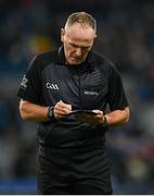 24 February 2024; Referee Conor Lane during the Allianz Football League Division 1 match between Dublin and Kerry at Croke Park in Dublin. Photo by Brendan Moran/Sportsfile