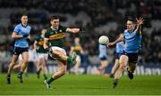 24 February 2024; Joe O'Connor of Kerry in action against Brian Fenton of Dublin during the Allianz Football League Division 1 match between Dublin and Kerry at Croke Park in Dublin. Photo by Brendan Moran/Sportsfile
