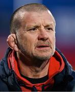 1 March 2024; Munster head coach Graham Rowntree before the United Rugby Championship match between Munster and Zebre Parma at Virgin Media Park in Cork. Photo by Brendan Moran/Sportsfile
