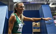 1 March 2024; Sharlene Mawdsley of Ireland after finishing third in her Women's 400m semi-final during day one of the World Indoor Athletics Championships 2024 at Emirates Arena in Glasgow, Scotland. Photo by Sam Barnes/Sportsfile
