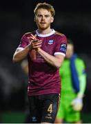 1 March 2024; Robert Slevin of Galway United after the SSE Airtricity Men's Premier Division match between Galway United and Waterford at Eamonn Deacy Park in Galway. Photo by Tyler Miller/Sportsfile