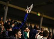 1 March 2024; Cork City supporters remove their shoes during the SSE Airtricity Men's First Division match between Cork City and UCD at Turner's Cross in Cork. Photo by Michael P Ryan/Sportsfile