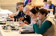 2 March 2024; Delegates during the LGFA Annual Congress at The Falls Hotel in Ennistymon, Clare. Photo by Brendan Moran/Sportsfile