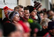 2 March 2024; Former Derry manager Rory Gallagher looks on during the Allianz Football League Division 1 match between Derry and Dublin at Celtic Park in Derry. Photo by David Fitzgerald/Sportsfile