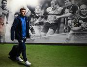 2 March 2024; Luke McGrath of Leinster arrives before the United Rugby Championship match between Cardiff and Leinster at Cardiff Arms Park in Cardiff, Wales. Photo by Harry Murphy/Sportsfile