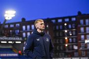 2 March 2024; Jamie Osborne of Leinster walks the pitch before the United Rugby Championship match between Cardiff and Leinster at Cardiff Arms Park in Cardiff, Wales. Photo by Harry Murphy/Sportsfile