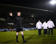 2 March 2024; Referee Joe McQuillan before the Allianz Football League Division 1 match between Mayo and Roscommon at Hastings Insurance MacHale Park in Castlebar, Mayo. Photo by Piaras Ó Mídheach/Sportsfile