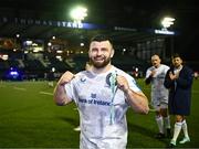 2 March 2024; Michael Milne of Leinster after winning man of the match after his side's victory in the United Rugby Championship match between Cardiff and Leinster at Cardiff Arms Park in Cardiff, Wales. Photo by Harry Murphy/Sportsfile
