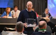 2 March 2024; Presidential election votes are collected during the LGFA Annual Congress at The Falls Hotel in Ennistymon, Clare. Photo by Brendan Moran/Sportsfile