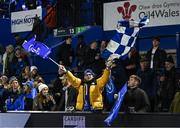 2 March 2024; Leinster supporters after their side's victory in the United Rugby Championship match between Cardiff and Leinster at Cardiff Arms Park in Cardiff, Wales. Photo by Harry Murphy/Sportsfile