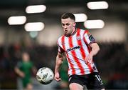 1 March 2024; Ben Doherty of Derry City during the SSE Airtricity Men's Premier Division match between Derry City and St Patrick's Athletic at The Ryan McBride Brandywell Stadium in Derry. Photo by Ben McShane/Sportsfile