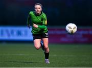 2 March 2024; Freya Healy of Peamount United during the 2024 Women's President's Cup match between Athlone Town and Peamount United at Athlone Town Stadium in Athlone, Westmeath. Photo by Tyler Miller/Sportsfile