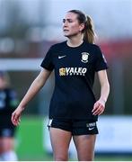 2 March 2024; Madison Gibson of Athlone Town during the 2024 Women's President's Cup match between Athlone Town and Peamount United at Athlone Town Stadium in Athlone, Westmeath. Photo by Tyler Miller/Sportsfile