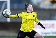 2 March 2024; Peamount United goalkeeper Niamh Reid Burke during the 2024 Women's President's Cup match between Athlone Town and Peamount United at Athlone Town Stadium in Athlone, Westmeath. Photo by Tyler Miller/Sportsfile