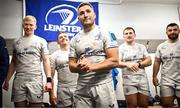 2 March 2024; Jordan Larmour of Leinster in the dressing room after his 100th appearance in the United Rugby Championship match between Cardiff and Leinster at Cardiff Arms Park in Cardiff, Wales. Photo by Harry Murphy/Sportsfile