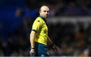 2 March 2024; Referee Mike Adamson during the United Rugby Championship match between Cardiff and Leinster at Cardiff Arms Park in Cardiff, Wales. Photo by Harry Murphy/Sportsfile