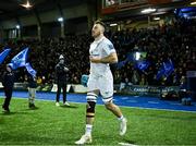 2 March 2024; Will Connors of Leinster runs out before the United Rugby Championship match between Cardiff and Leinster at Cardiff Arms Park in Cardiff, Wales. Photo by Harry Murphy/Sportsfile