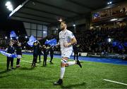 2 March 2024; Jason Jenkins of Leinster runs out before the United Rugby Championship match between Cardiff and Leinster at Cardiff Arms Park in Cardiff, Wales. Photo by Harry Murphy/Sportsfile
