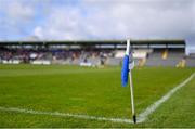 3 March 2024; A sideline flag is seen before the Allianz Football League Division 1 match between Monaghan and Galway at St Tiernach's Park in Clones, Monaghan. Photo by Ben McShane/Sportsfile