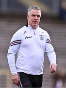 3 March 2024; Galway manager Pádraic Joyce before the Allianz Football League Division 1 match between Monaghan and Galway at St Tiernach's Park in Clones, Monaghan. Photo by Ben McShane/Sportsfile