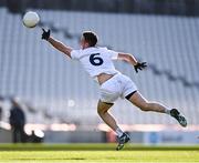 3 March 2024; Eoin Doyle of Kildare deflects the ball during a Cork attack in the Allianz Football League Division 2 match between Cork and Kildare at SuperValu Páirc Ui Chaoimh in Cork. Photo by Piaras Ó Mídheach/Sportsfile