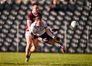 3 March 2024; Ryan Wylie of Monaghan in action against Daniel O'Flaherty of Galway during the Allianz Football League Division 1 match between Monaghan and Galway at St Tiernach's Park in Clones, Monaghan. Photo by Ben McShane/Sportsfile