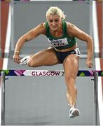 3 March 2024; Sarah Lavin of Ireland during her semi-final of the Women's 60m hurdles day three of the World Indoor Athletics Championships 2024 at Emirates Arena in Glasgow, Scotland. Photo by Sam Barnes/Sportsfile