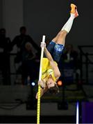 3 March 2024; Armand Duplantis of Sweden during the Men's Pole Vault Final on day three of the World Indoor Athletics Championships 2024 at Emirates Arena in Glasgow, Scotland. Photo by Sam Barnes/Sportsfile